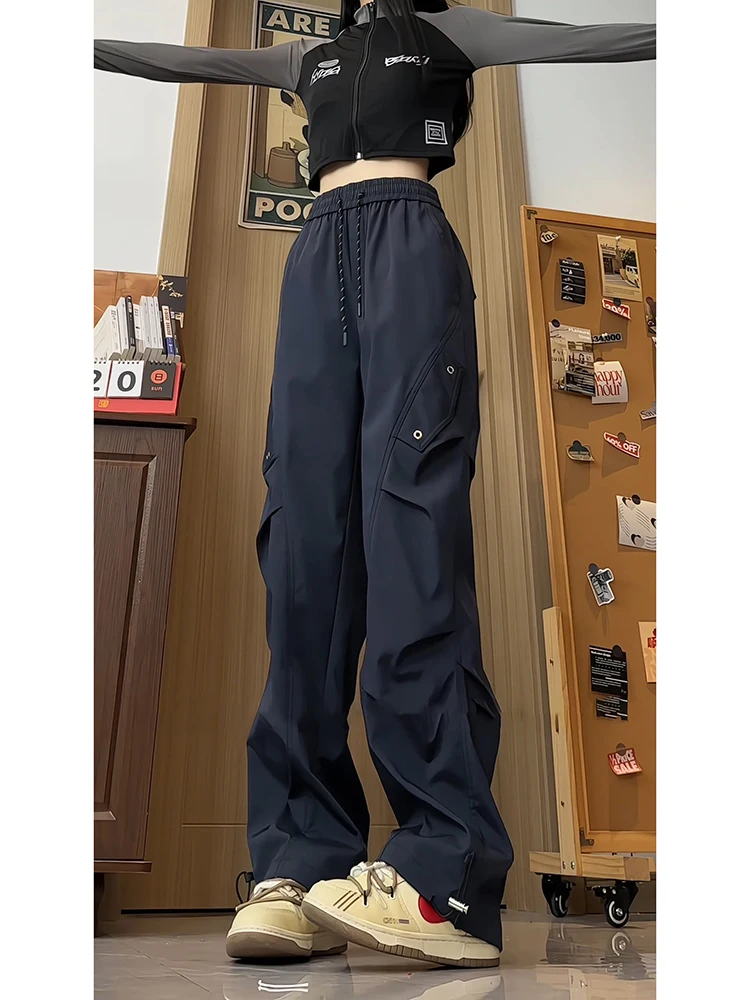 

Мужские брюки Bla American Sle Folded Paratrooper с высокой талией, зауженные, для активного отдыха, альпинизма, осенние, ветрозащитные