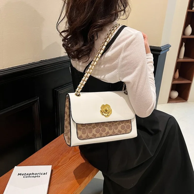 

Женская сумка через плечо в стиле ретро, классическая сумка через плечо с монограммой для вневременной модной привлекательности