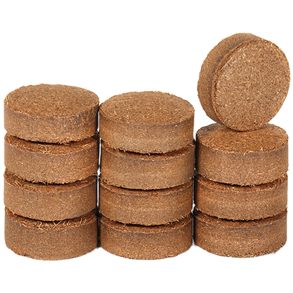 Compressed Coconut Coir Brick 5cm for Nursery Applications Soilless Medium Supporting Root Growth Without Compaction Risk