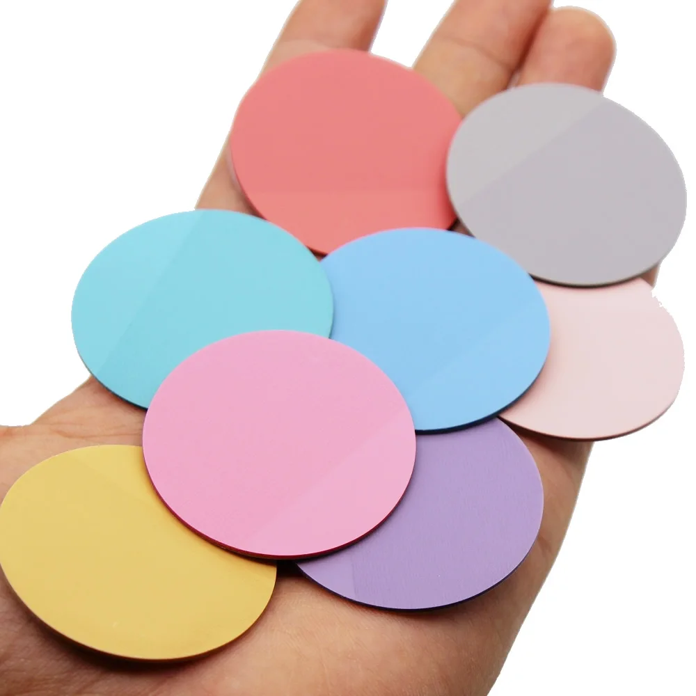 80/160 Sheets CircleTransparent Sticky Note Memo Pad Scrapes Stickers Waterproof Clear Notepad School Stationery Office Supplies