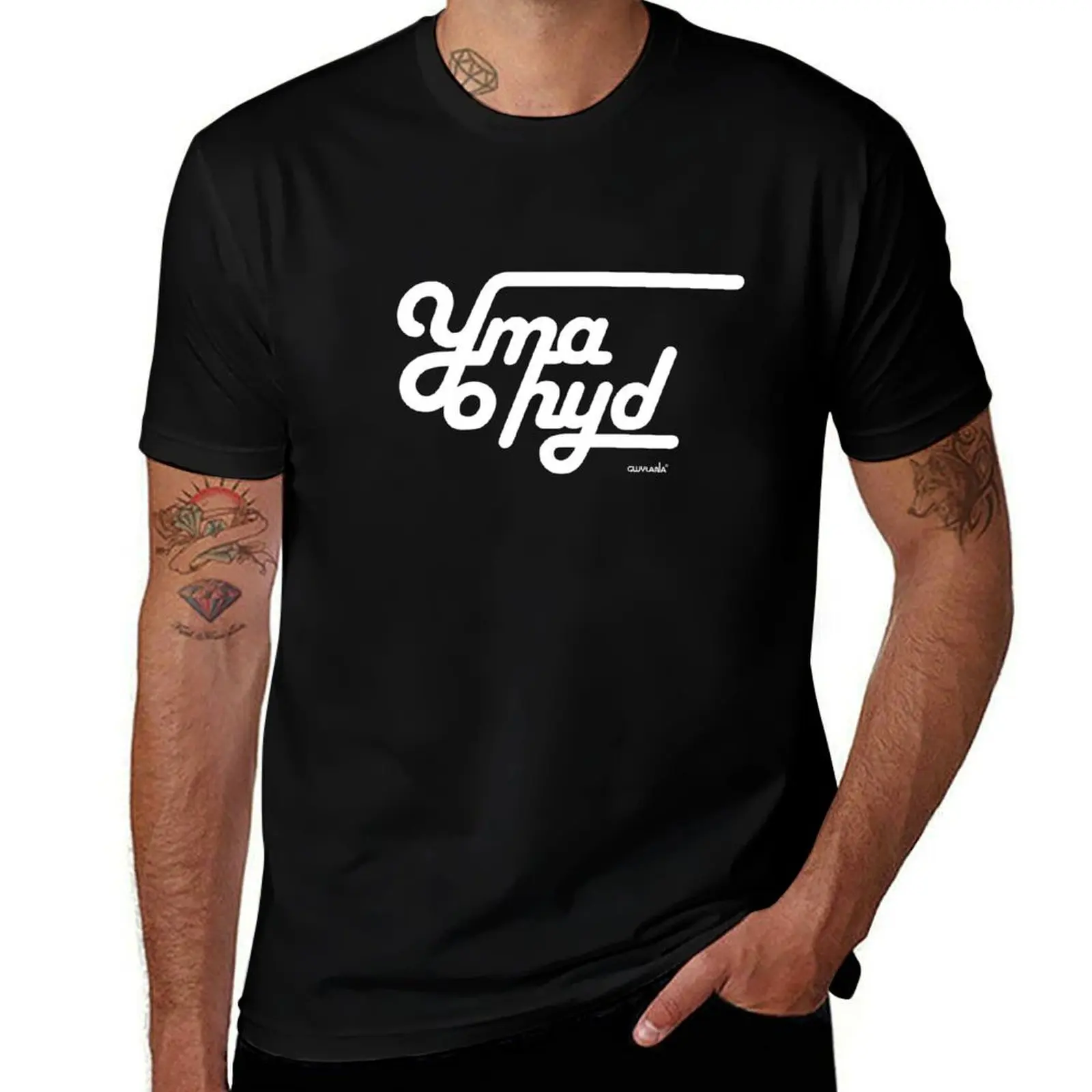 Yma o Hyd old school typographic design T-Shirt Work Daily Short Sleeve Top T-Shirt