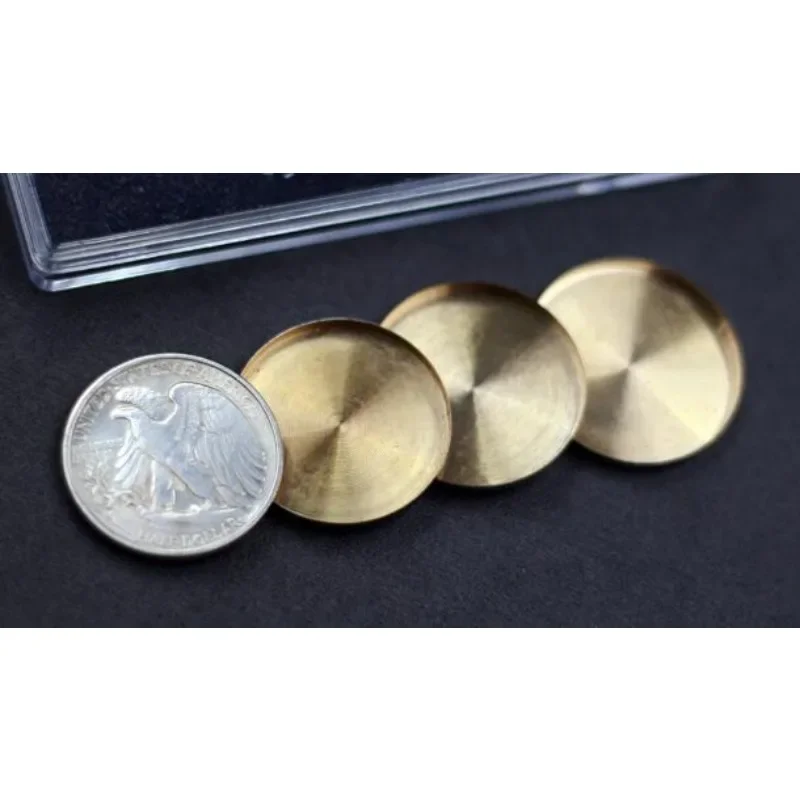 Four in One Walking Liberty Half Dollar Set By J.C Magic Close Up Magic Tricks Illusions Gimmicks Magic Props Magician Accessory