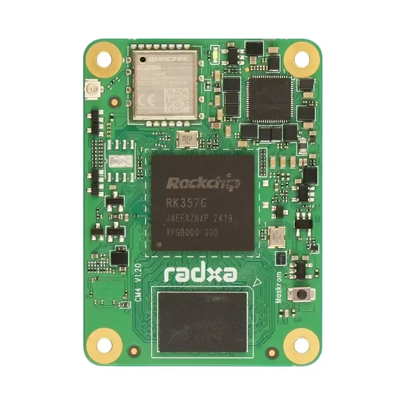 GGDX particle board Radxa CM4 RK3576 high-performance AI computing module, octa-core CPU 6 TOPS NPU 1. Powerful ARM