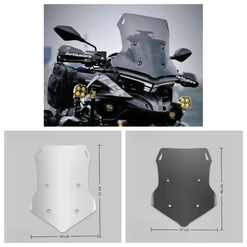 NCIN VOGE DS525X DS 525X 525DSX 525 DSX525 Accessori Moto Parabrezza Parabrezza Deflettori del Vento Viser Trasparente