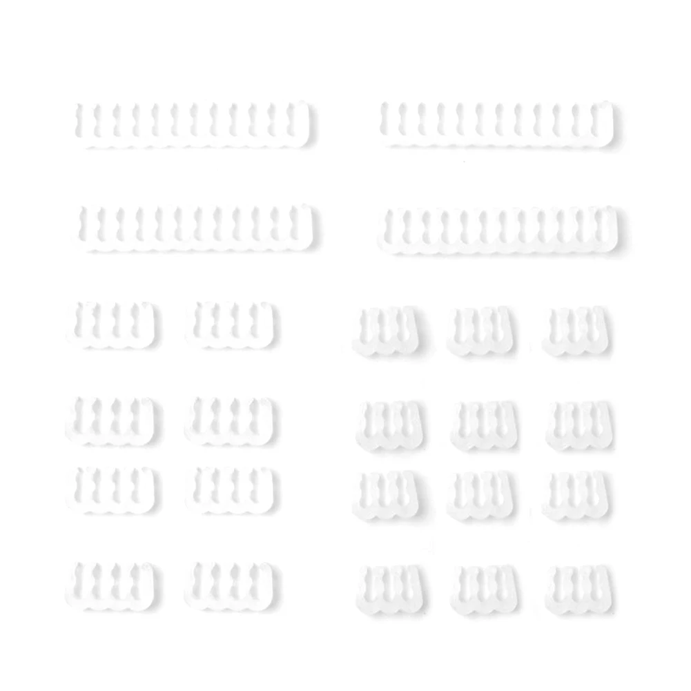 24pcs Cable Comb Organizer for 3.0-3.6mm PC Power Cables Wiring 6/8/24 Pin Computer Wire Management Clamp Clips