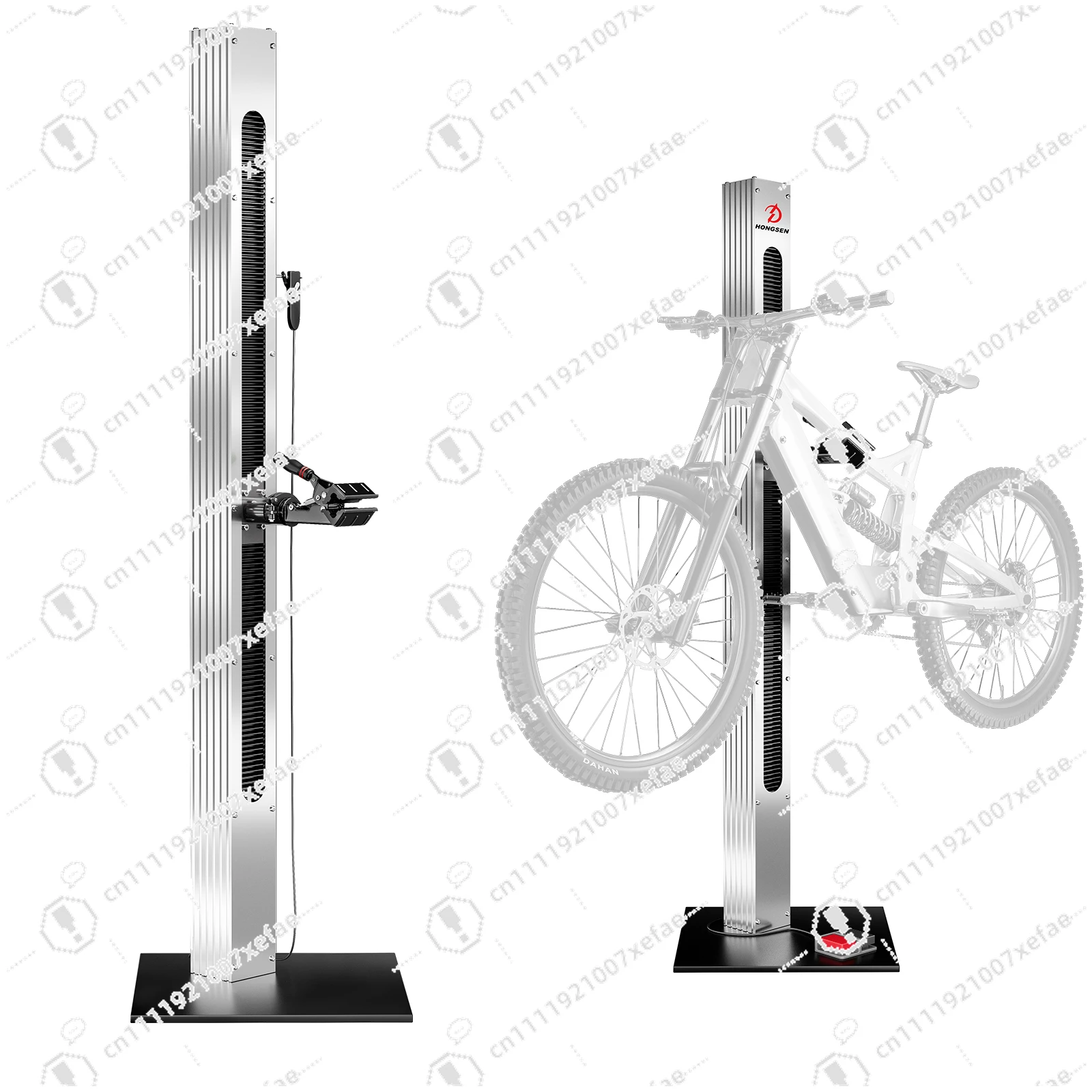 Universal automatic lifting bicycle rack 360 degree rotating head maintenance tool, heavy-duty electric bicycle maintenance rack