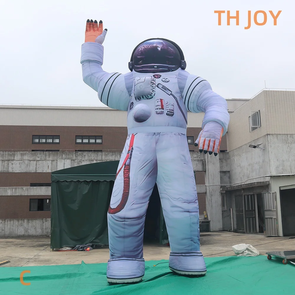fast air ship to door,2025 New Design Inflatable Astronaut customized Spaceman model for Event Decoration
