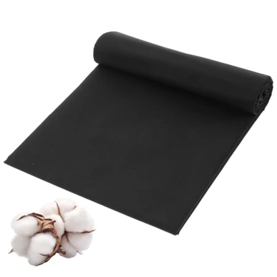 5 Yards Black Cotto…