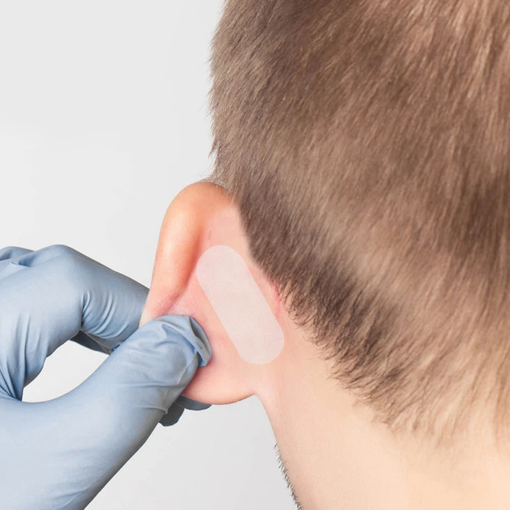 120 قطعة ملصقات تصحيح الأذن شريط عمودي للآذان النزرة النساء الأذن التصحيح دعم لاصق غير مرئية التخسيس