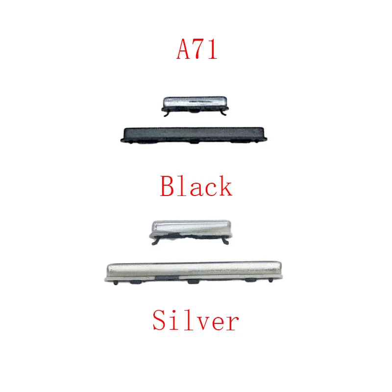 1 Set Power On Off Volume Button Side Keys For Samsung Galaxy A51 A71 4G 5G A515F A715F A716F A7160 A516 U V N D Repair Parts