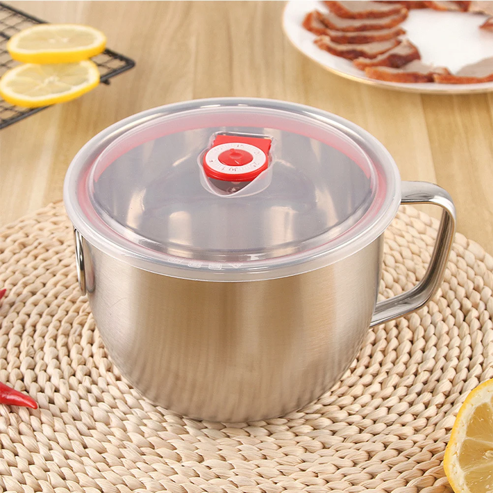 

Нержавеющая сталь, герметичный контейнер для супа с лапшой быстрого приготовления, миска для хранения еды для дома, кухни, ресторана, простой