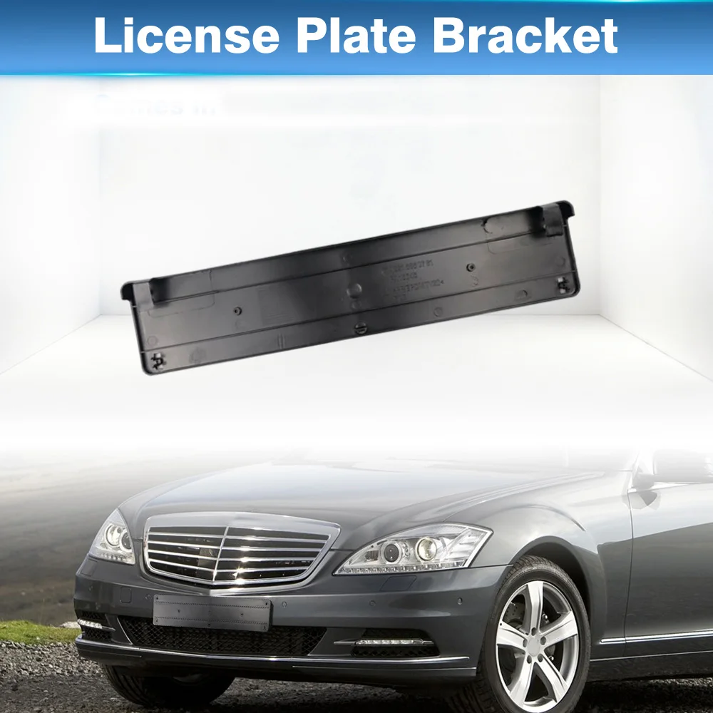 

Автомобильный передний бампер, Кронштейн номерного знака, поддержка крепления 2218850781 для Mercedes Benz S-CLASS W221 S300 S350 S400 S500 S600