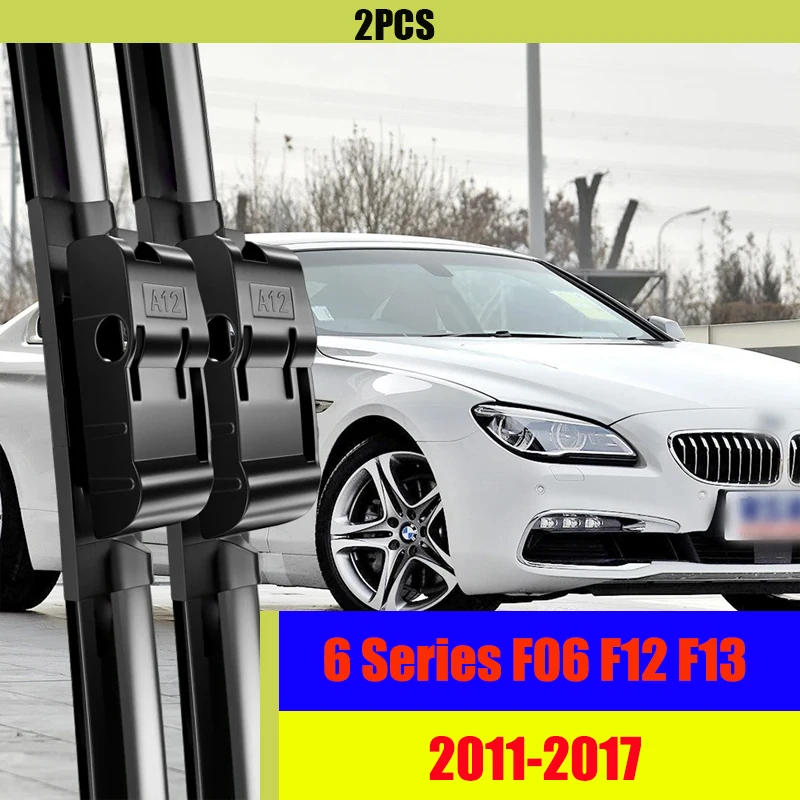 

Wiper Front Wiper Blades For BMW 640i 650i M6 640d F06 F12 F13 2011-2017 2012 2013 Windshield Windscreen Front Window 26"18"