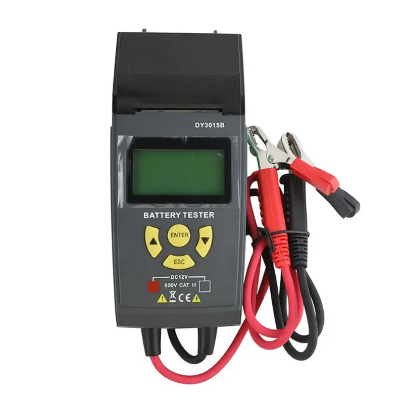 

DY3015B Automotive Battery Detector Battery Capacity Life Internal Resistance Start Charging 12V Tester