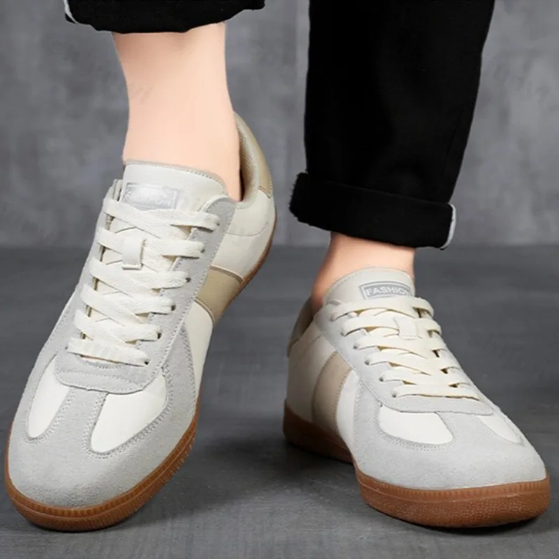 

Модная тенденция, универсальная повседневная спортивная обувь для пар, новинка весны 2024, мужские удобные нескользящие кроссовки на плоской подошве с неглубоким носком