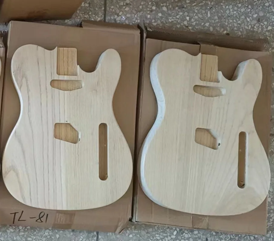 

Wooden Colored Electric Guitar Body and Matte, DIY Assembly and Modification, Professional Performance