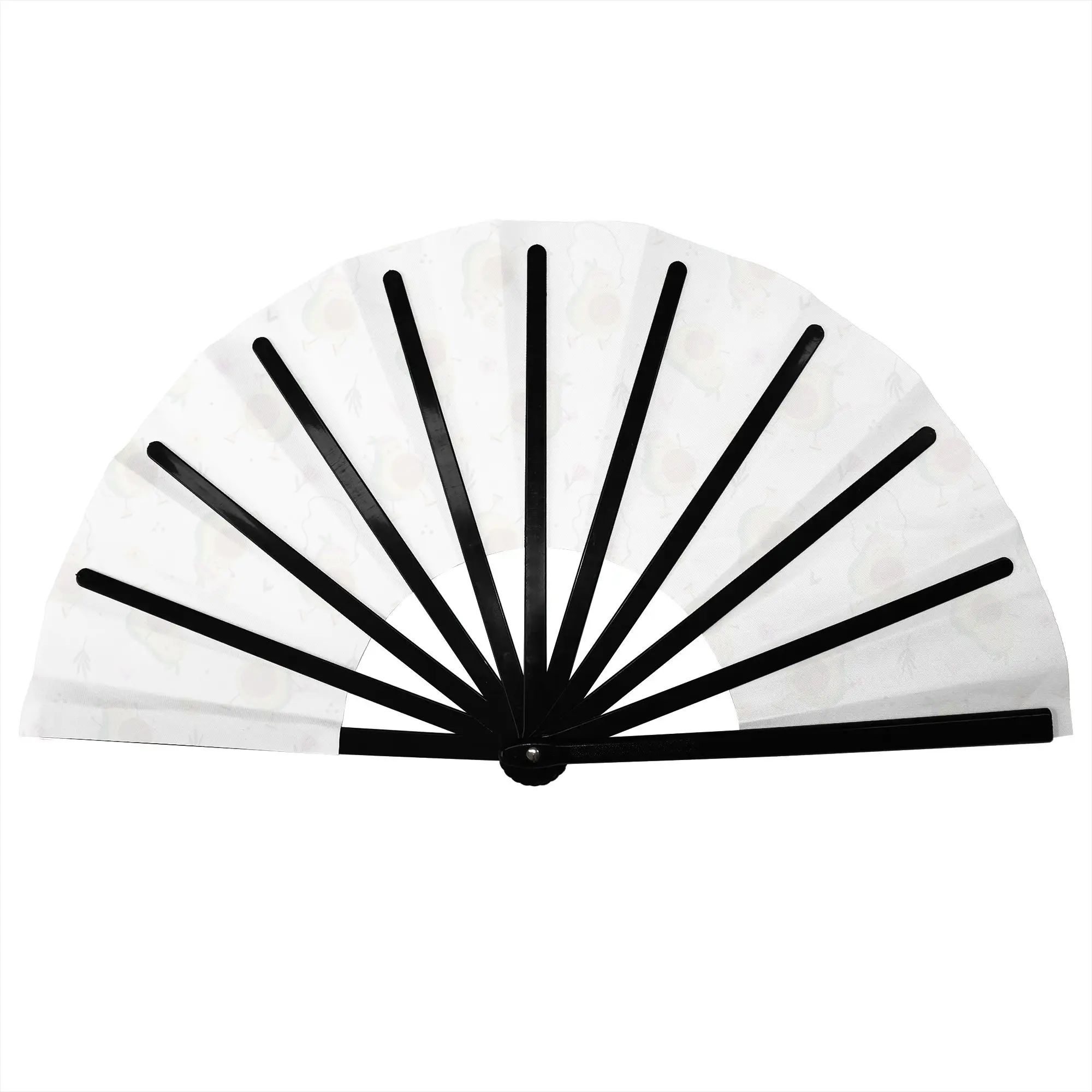 Kawaii Style Funny Avocado Traditional Folding Fan Chinese Style Mexican Ftyle High-Quality Fans Gift  Decorative Hand Fan