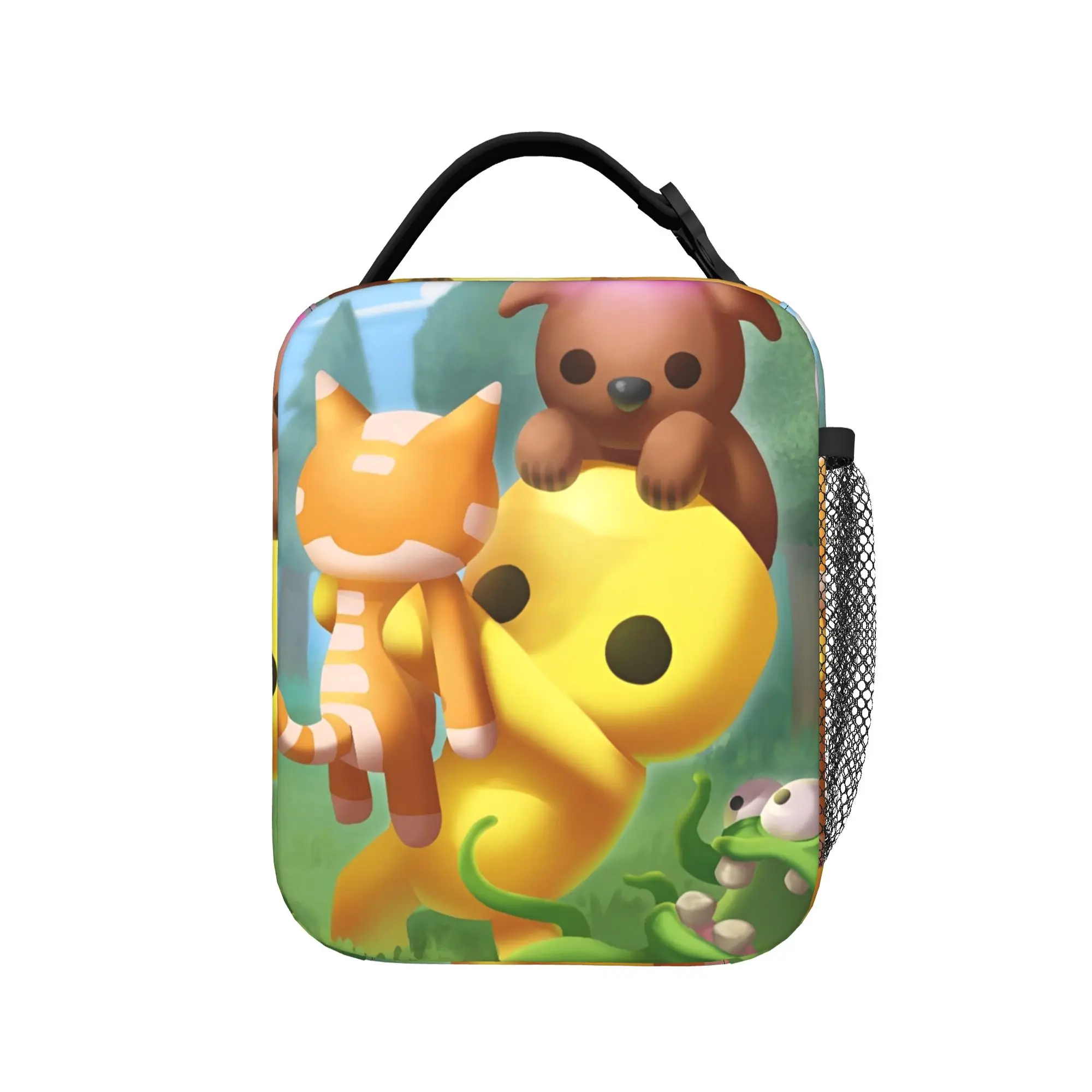 Wobblys Life Gaming Funny Insulated Lunch Bag Cooler Bag Reusable,Lunch Container Hot Games Portable Tote Lunch Box Girl Boy