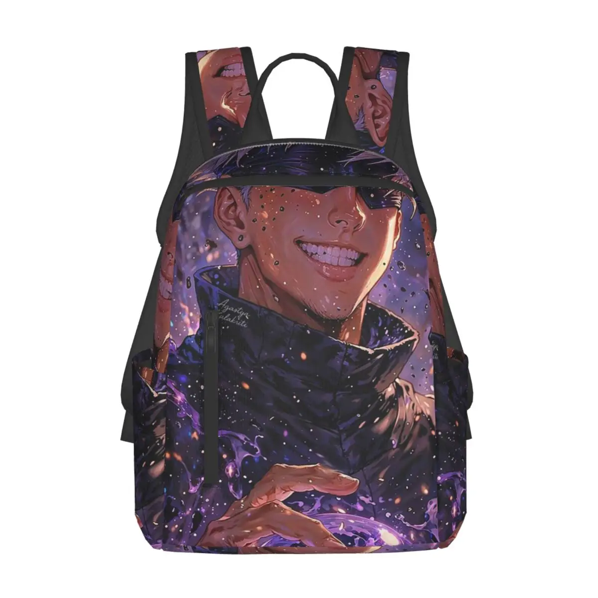 

Jujutsu Kaisen Satoru Gojo Backpack Daypack Large Capacity Children BookBag School Bag Shoulder Bags for Men Women