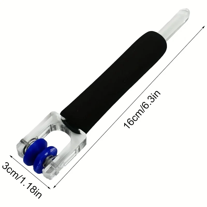 Professional Foil Crimper & Burnisher Tool with Dual Spring-Loaded Rollers for Aluminum Foil & Glass. Adjustable Hand Tool