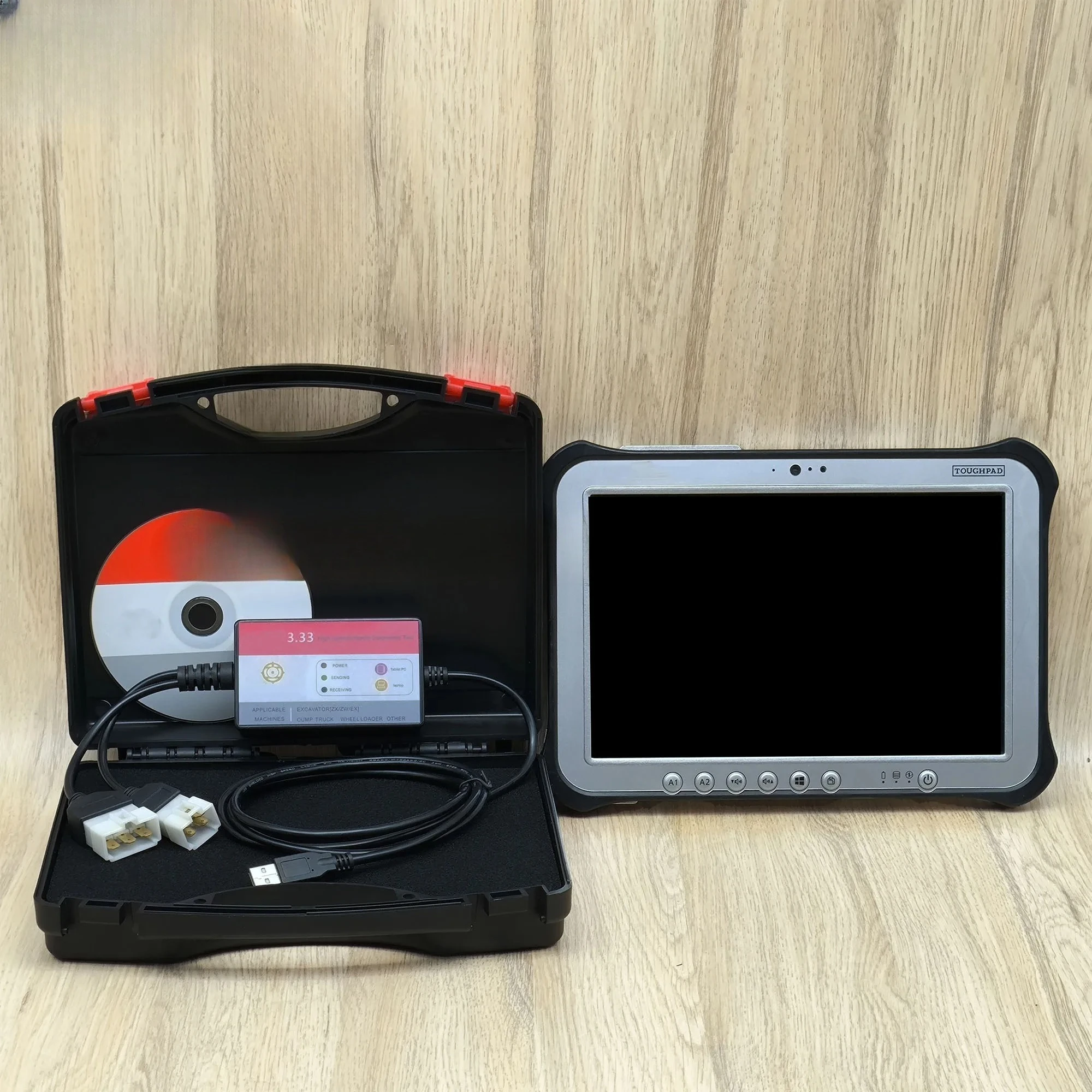 Диагностический сканер-тестер Hitachi MPDR 3.33 для тяжелой техники Hitachi ZX-1, ZX-3, ZX-3G, ZX-5, ZX-6, ZX-7, ZW, EX (для экскаваторов)