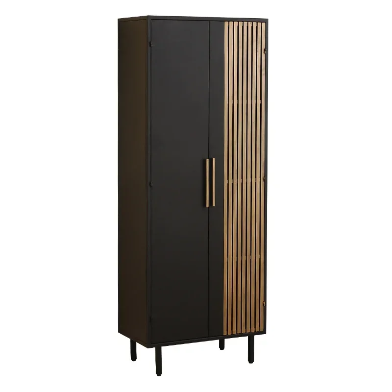 

l American retro simple wrought iron locker home display cabinet multi-layer cabinet