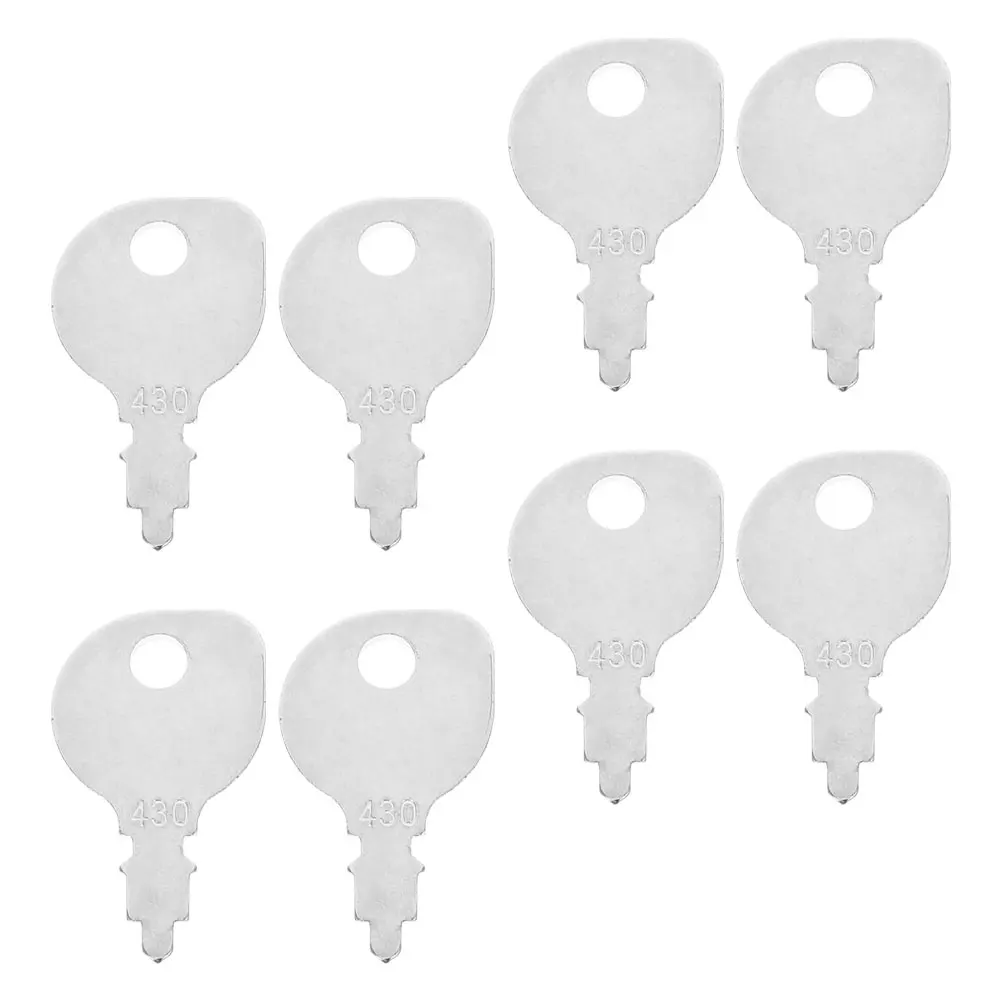 

8 Pcs Equipment Keys for Work Lawn Mower Tractor Iron Lawnmower Replacement Ignition Machine