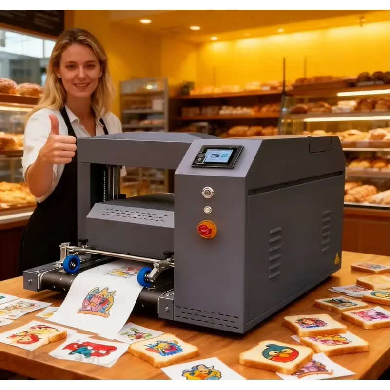 Desktop Mini Automatic Flatbed One Pass Pigment Ink Inkjet Printer Print Head for Paper Bags & Cardboard