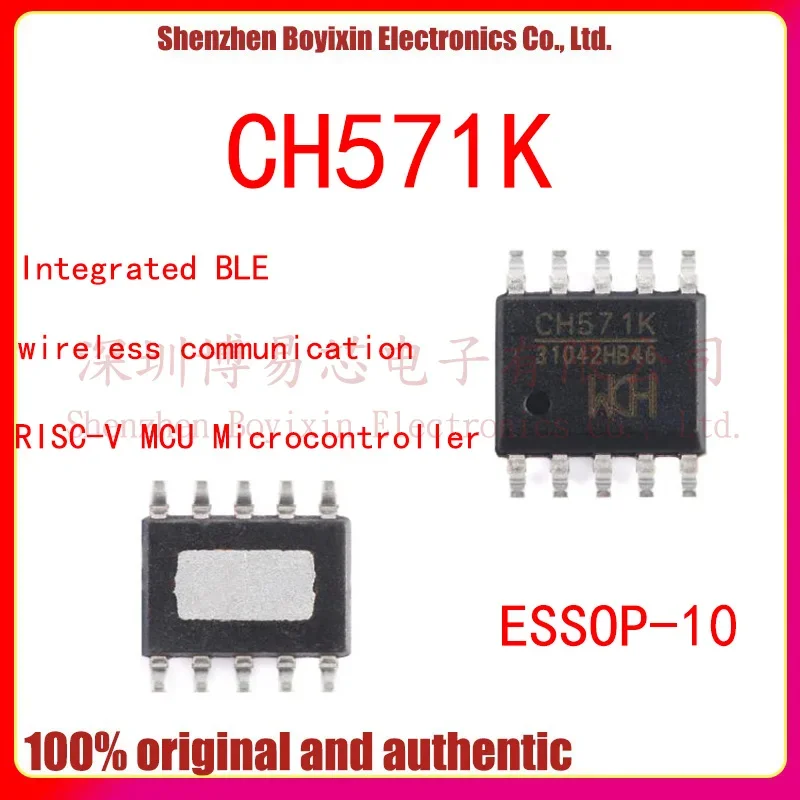 Original Genuine CH571K ESSOP-10 Integrated BLE Wireless Communication 32-bit RISC