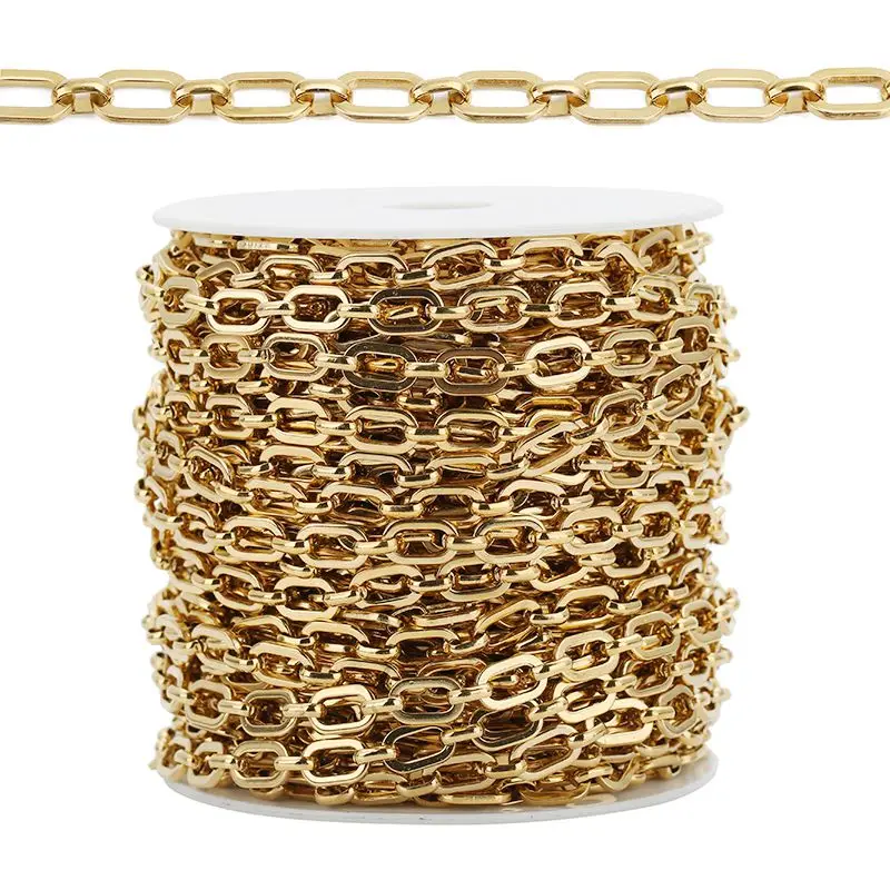 

1Meter Never Fade Stainless Steel Thick Chain Hip Hop Punk Style Suitable for DIY Jewelry Necklace Bracelet Making Accessories