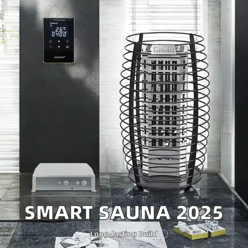 Diooist 15KW NEW Released Digital Traditional Finnish Dry Steam Sauna Heater With 2.4G WIFI Smart Out Controller