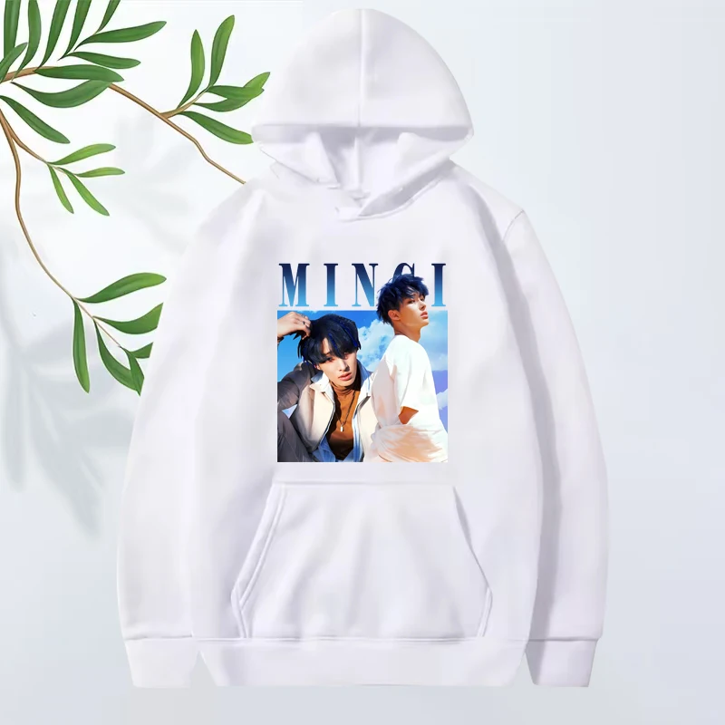 Mingi Ateez classic fashion graphic hoodie 2025 men women vintage cool Long sleeve Sweatshirt with print oversized hoodie unisex