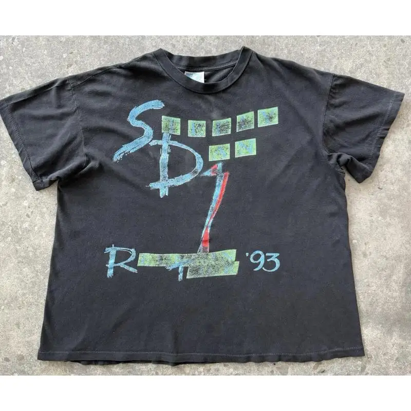 VINTAGE STEELY DAN TSHIRT 1993 REUNION TOUR Black Reprint AN48077