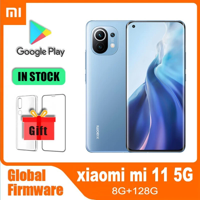 

Global rom redmi Xiaomi 11 5G zoom Smartphone Snapdragon 888 108MP Camera Android AMOLED Full Screen Android used phone