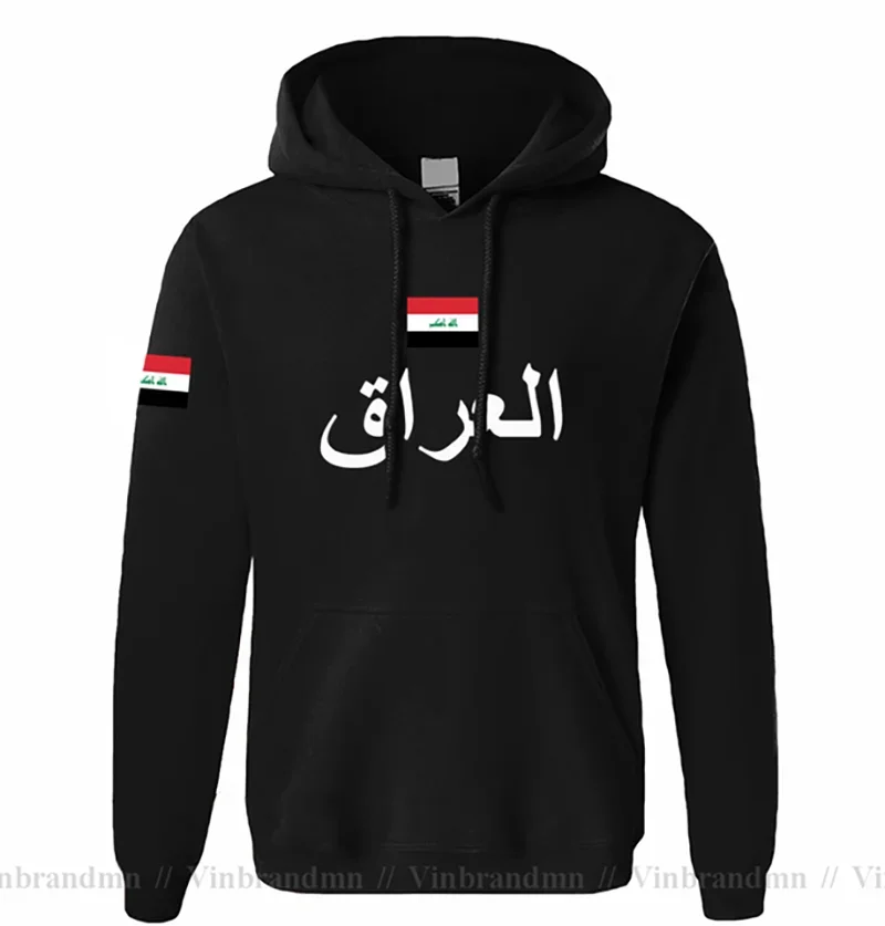 Republic of Iraq Iraqi hoodies men sweatshirt sweat new hip hop streetwear tracksuit nation footballer sporting 2023 Iraqi IRQ