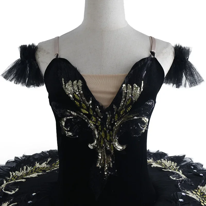 Tutu di balletto professionale Bambino Bambini Ragazze Adulti Pancake Tutu Giselle Paquita Costume da balletto Donna Ballerina Vestito da festa Ragazze