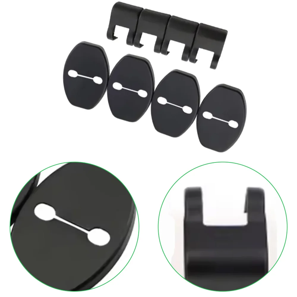 8 pezzi porta auto chiusura fibbia copertura fermaporta limitatore copertura protettiva per VW Golf 6 7 Passat Jetta Tiguan Beetle Scirocco Polo