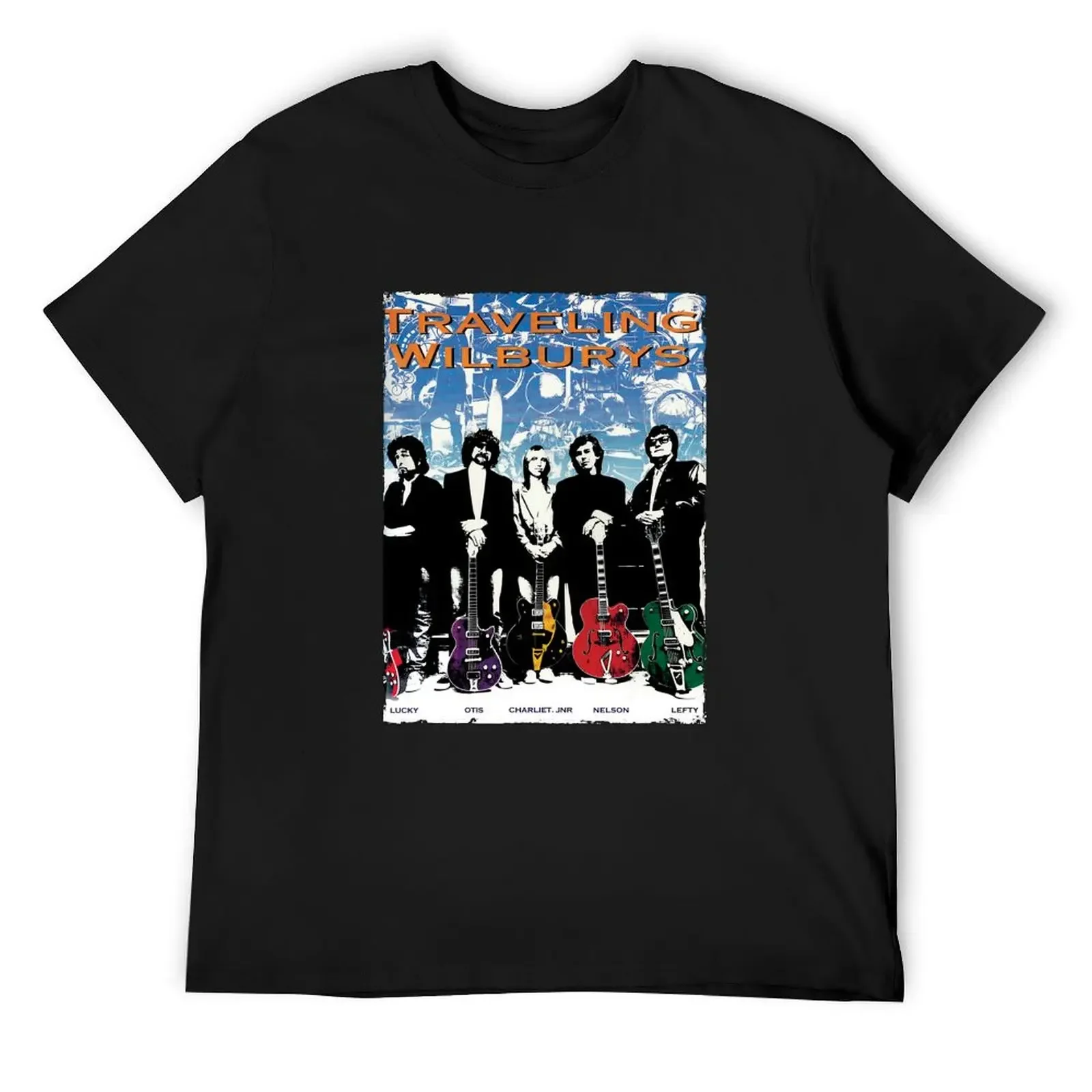 The Traveling Wilburys Band T-Shirt blacks essential t shirt anime clothes plus size tops men t shirt