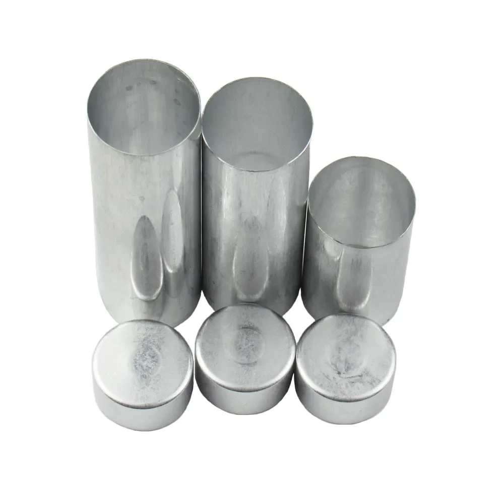 NF 100pcs OD25mm Dental Cartridges Flexible Denture Resin Empty Aluminum Tube