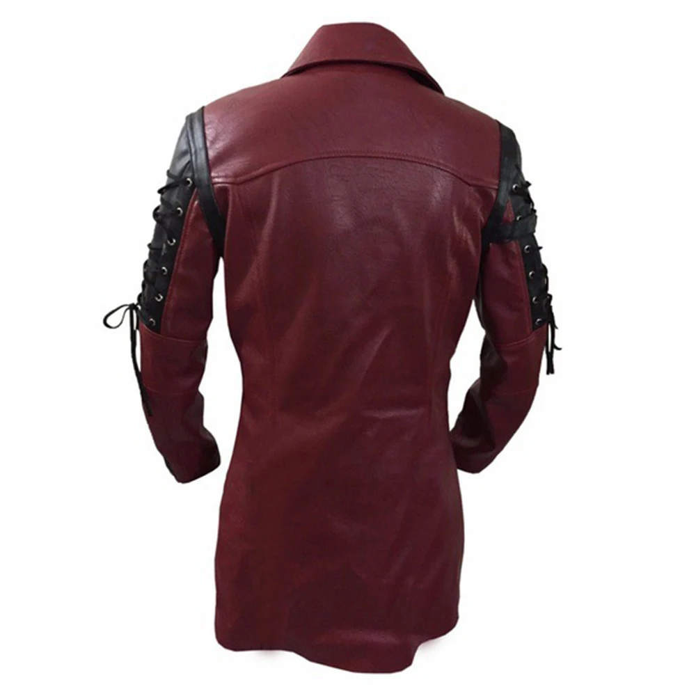 Fashion Trend Steam Cyberpunk Uninhibited Handsome Rock Roll Mens Gothic Windbreaker Motorcycle Autumn Winter Motorcycle Jacket