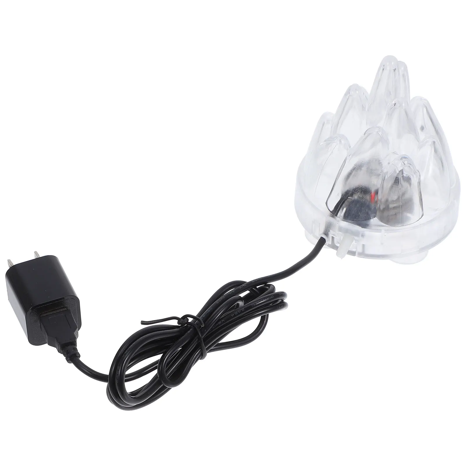 

Bubble Lamp Tank Decor Aquarium Air Pump Colorful Volcano Aquarium Decorations Night Light Oxygenating 110V Pet Supplies