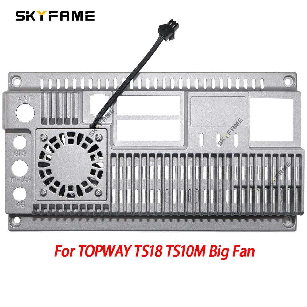 SKYFAME Radiator Fins Back Cover Cooling Board 4010 Big Fan Android Devices For TOPWAY TS18 TS10M