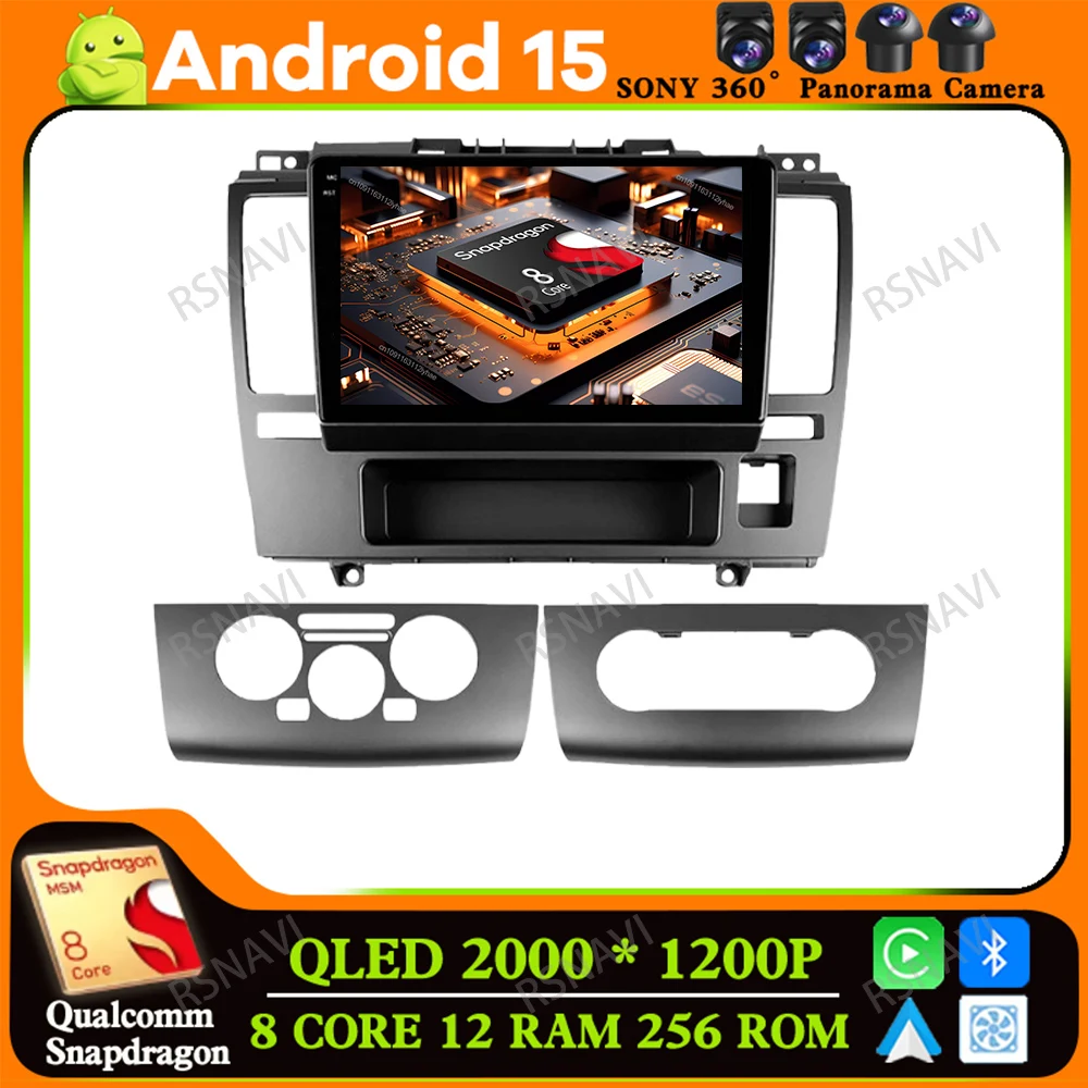 

Автомобильный радиоприемник Android 15 для Nissan Tiida 2004 2005-2013, машина для очистки видеорегистратора Tesla Model Y Junwiper, головное устройство BT E46 AI Voice