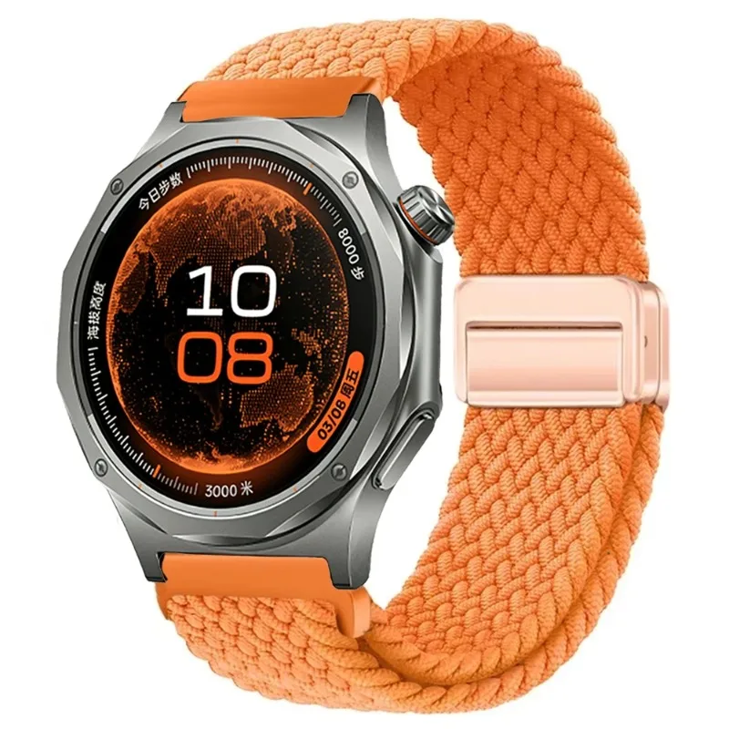 20mm 22mm Nylon Strap for OPPO Watch X3-X2-S/Oneplus Watch 4-Lite-3 Magnetic Comfortable Wristband Amazfit Active 3-2-Max Correa