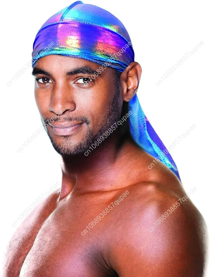 

Stretchable Holographic Durag 360/540/720 Wave - Long Tail