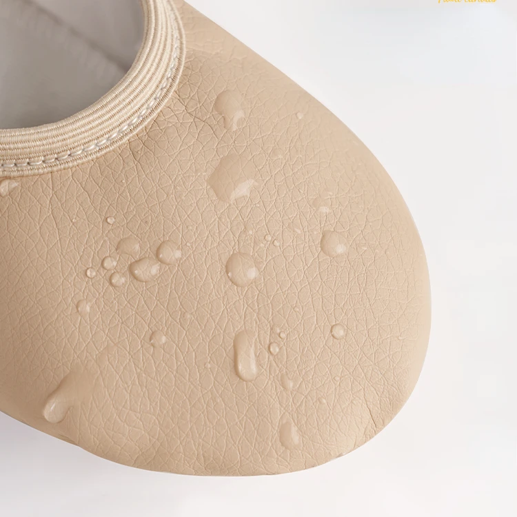 PU Ballet Shoes Dancing Slippers Gymnastics Shoes Jazz Latin Dance Shoes for Girls Boy Soft Sheepskin Lace Up Ballet Shoes