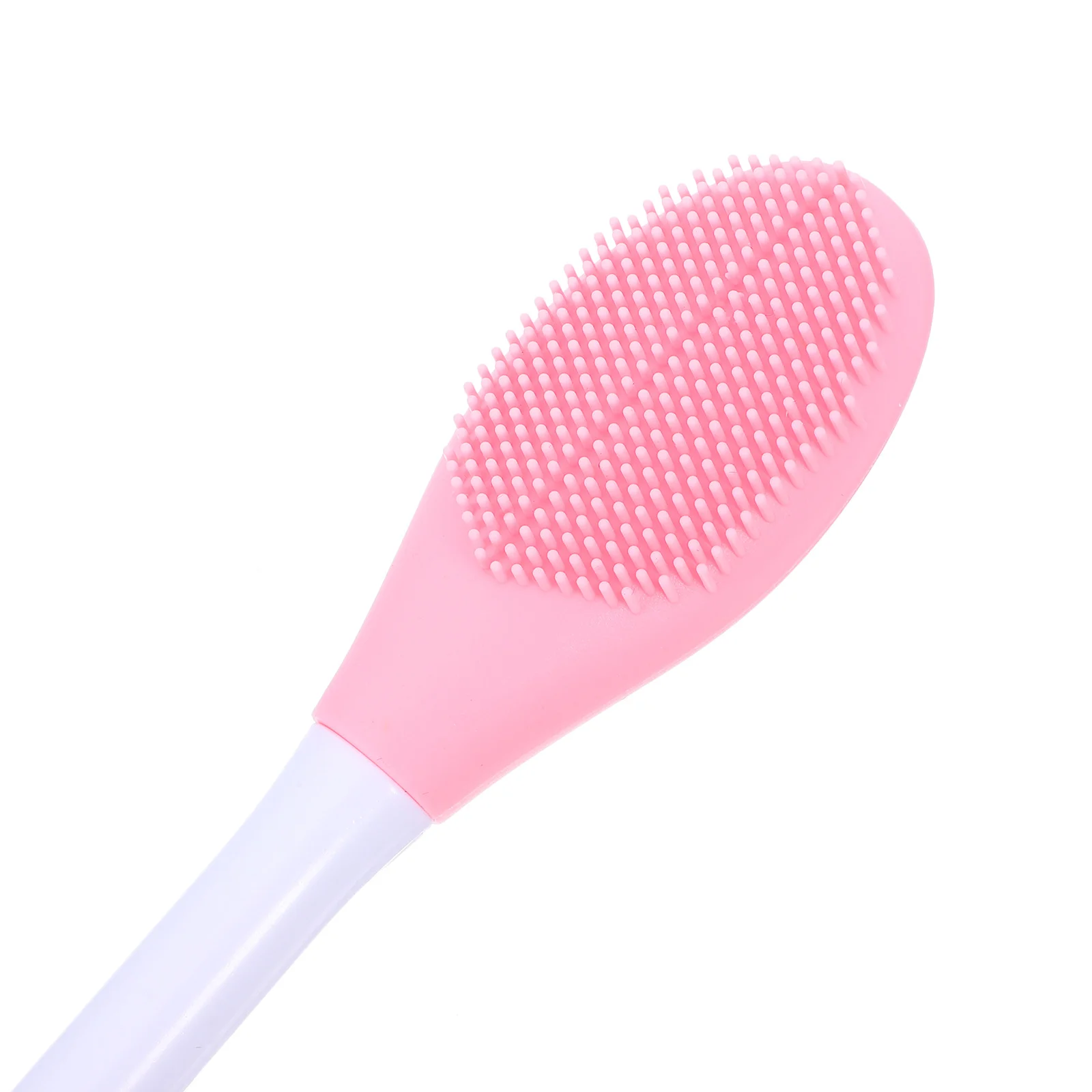 3Pcs Silicone Facial Cleansing Brush Double Head Portable Skin Cleanser Mint Green Pink Purple Facial Brush Face Cleansing Tool