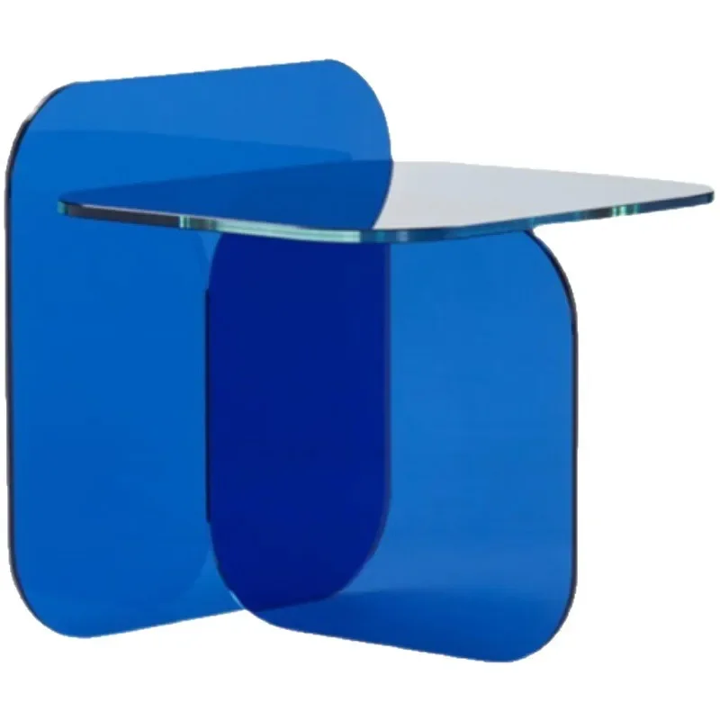 

Acrylic Internet celebrity small table living room sofa mini side table, light luxury modern simple square coffee table