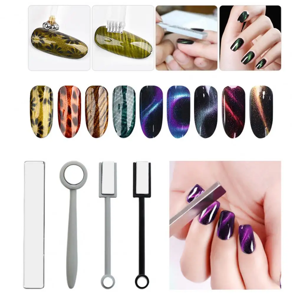 Manicure Magnetic Stick Lightweight Multifunctional Portable Manicure Cat Eyes Magnet Stick Nail Magnetic Stick Safe