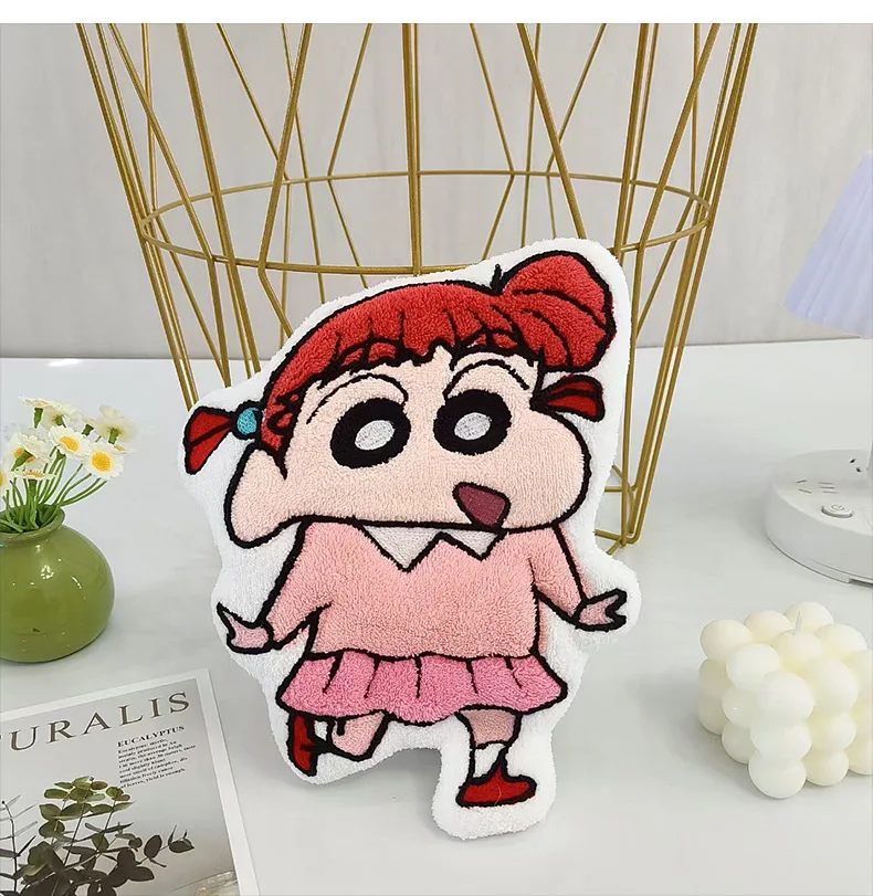 Kawaii Crayon Shin-Chan Cartoon Niedliches Handtuch, wasserabsorbierendes Korallenfleece, für die Küche, schnell trocknend, für Duschraumbedarf – Detail 10